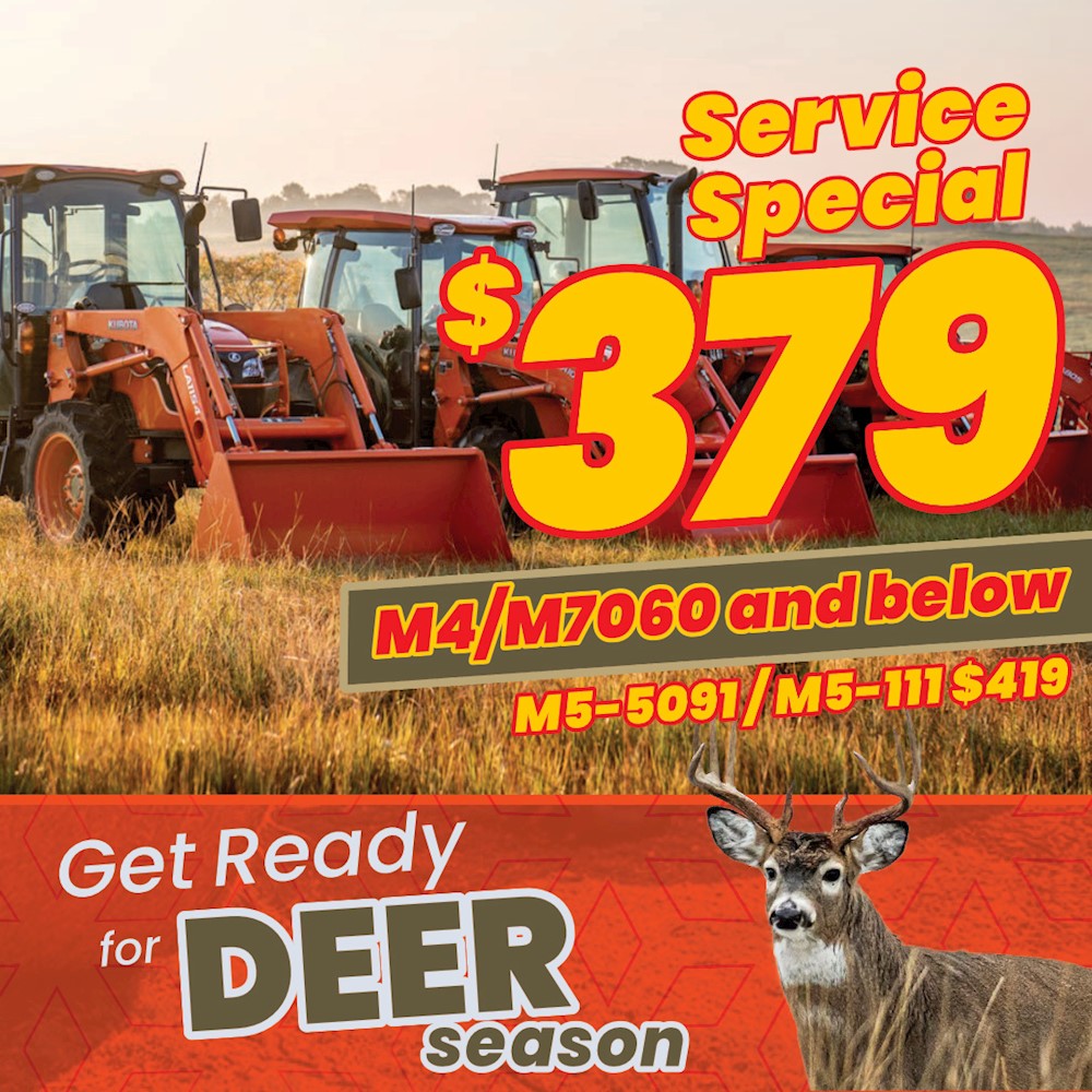 Deer Season Service Special SM Post - servicepage