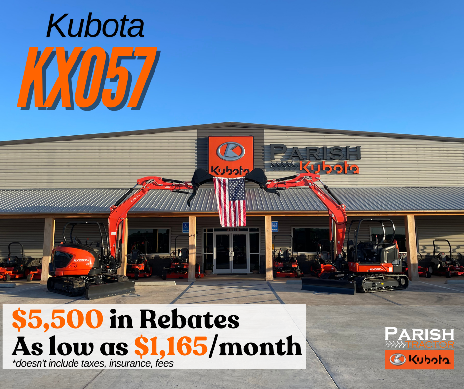 KX057 Rebate Facebook Post